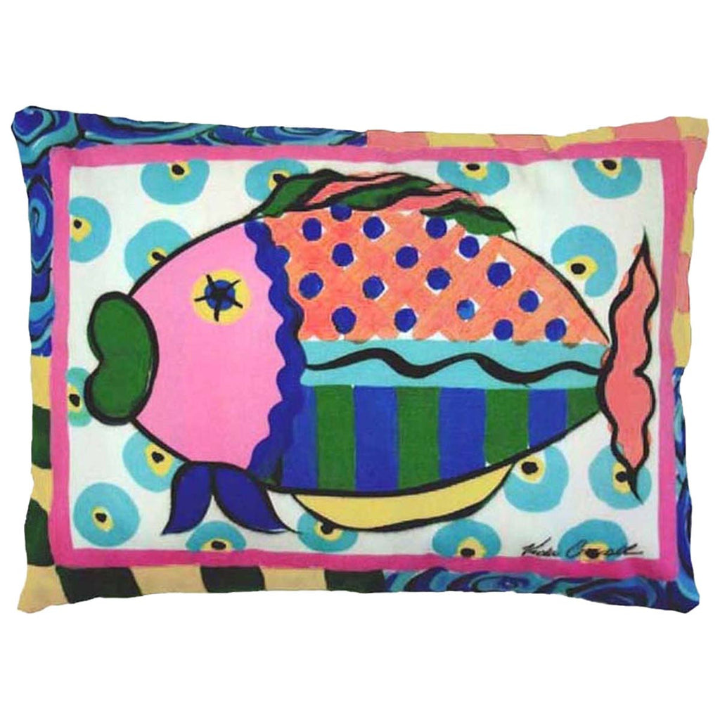 Barbados Fish Indoor/Outdoor Pillow