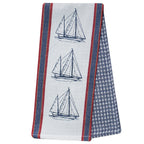 Floating Sailboats Kitchen Towel - Set of 4