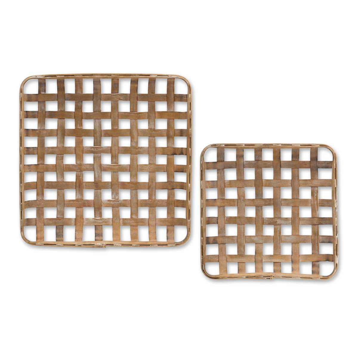 Nesting Bamboo Trays - Set of 2