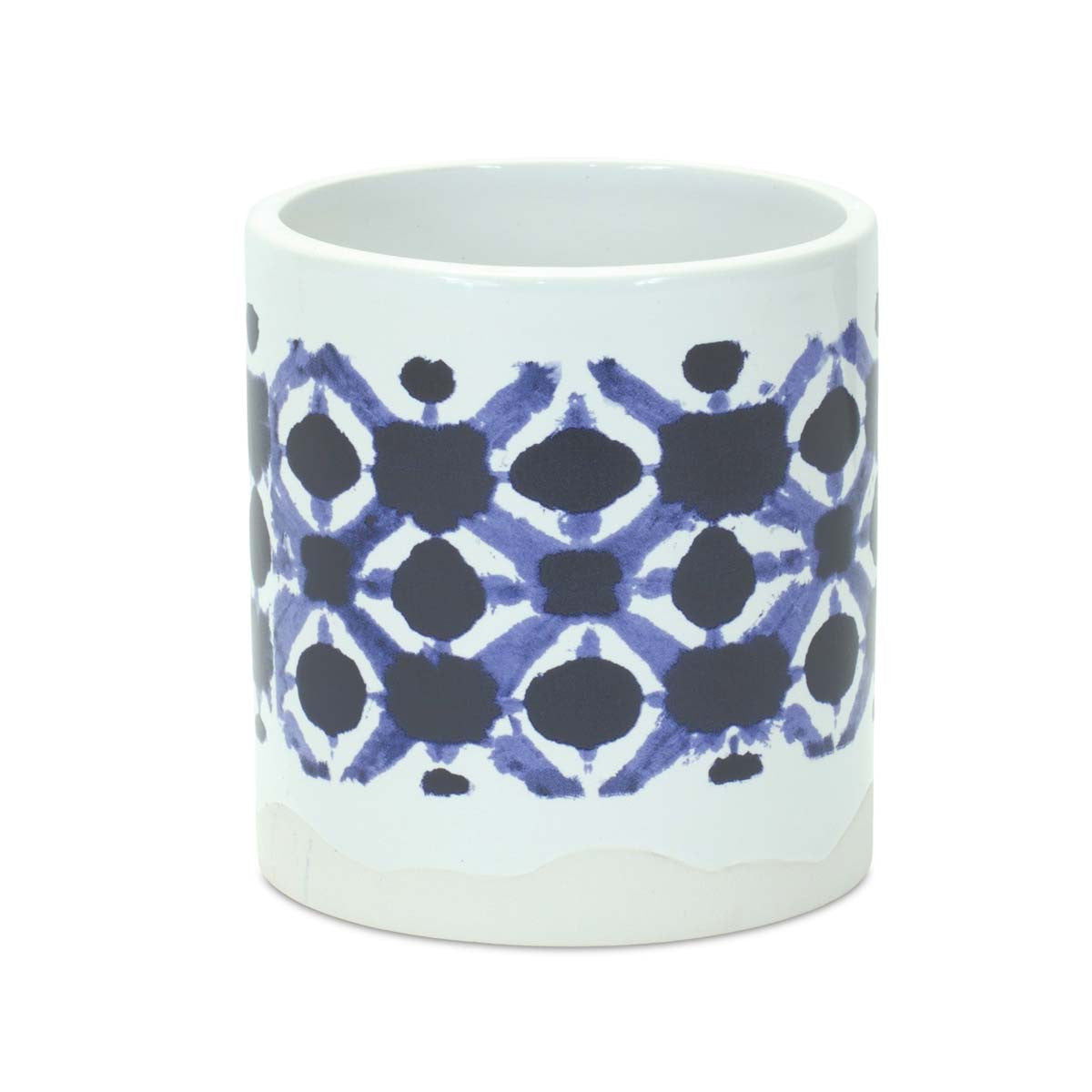 Abstract Blue Pots - Set of 2