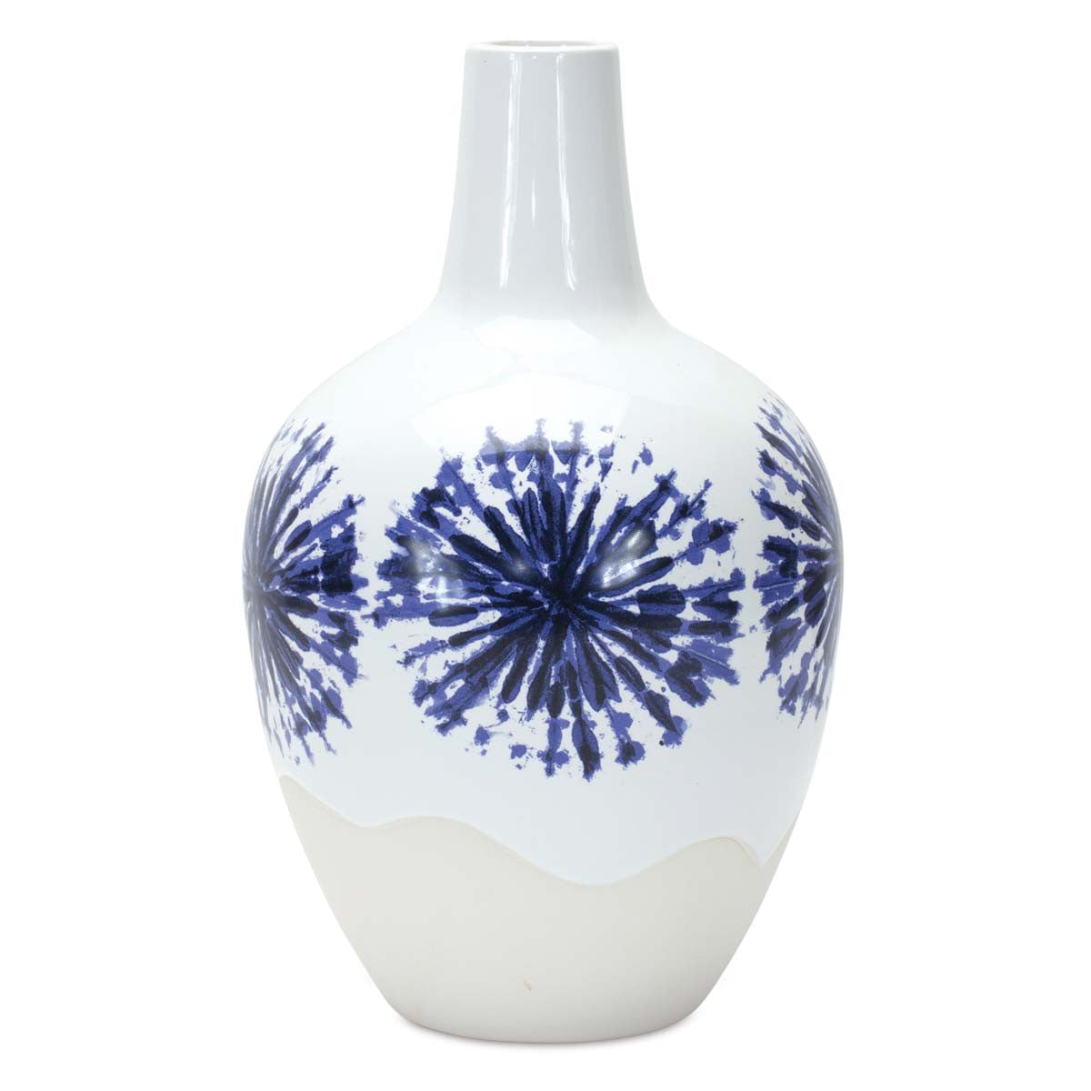 Blue Tie Dye Vase