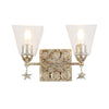 Sea Star & Tidepools Silver Vanity - 2 Light