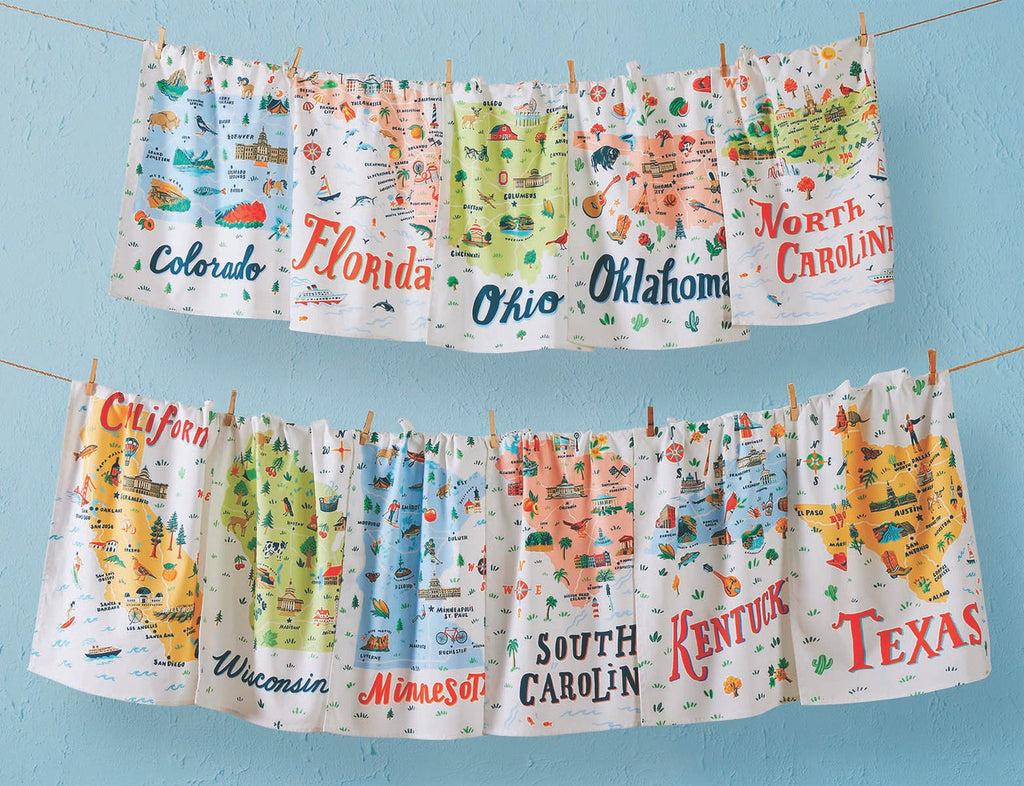 Sunshine State Kitchen Towels - Set of 4