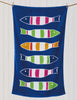Striped Fish Beach Towel