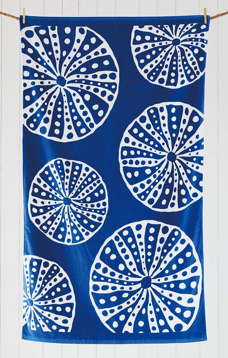 Sandy Sea Creature Beach Towel