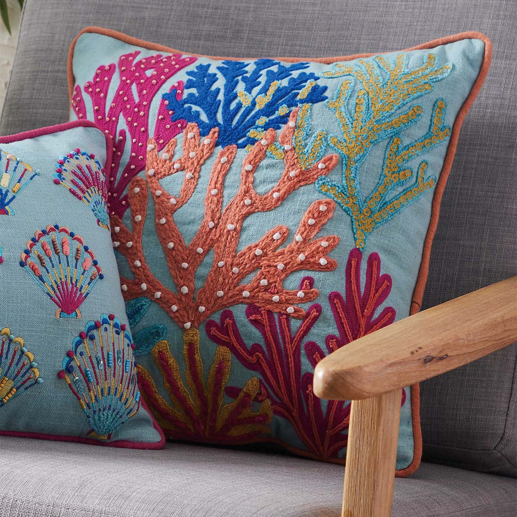 Coral Reef Tropical Pillow