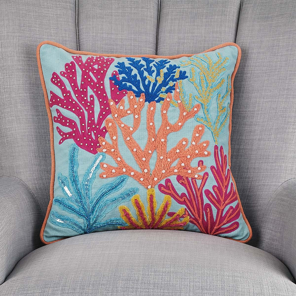 Coral Reef Tropical Pillow