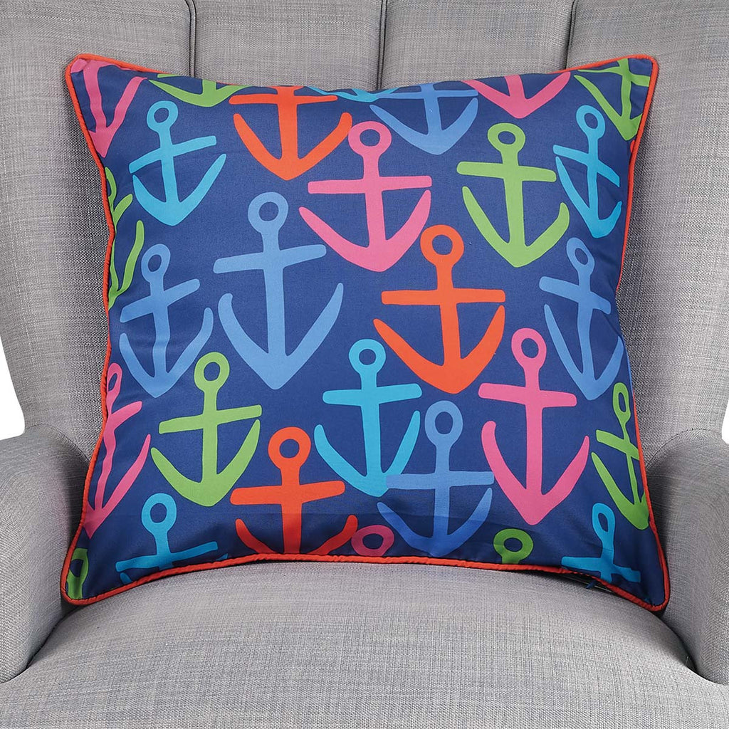 Colorful Anchors Pillow