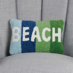 Beachside Retreat Hooked Pillow