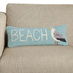 Coastal Life Beach Hooked Pillow - OUT OF STOCK UNTIL 10/08/2026