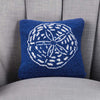 Sandy Sand Dollar Hooked Pillow