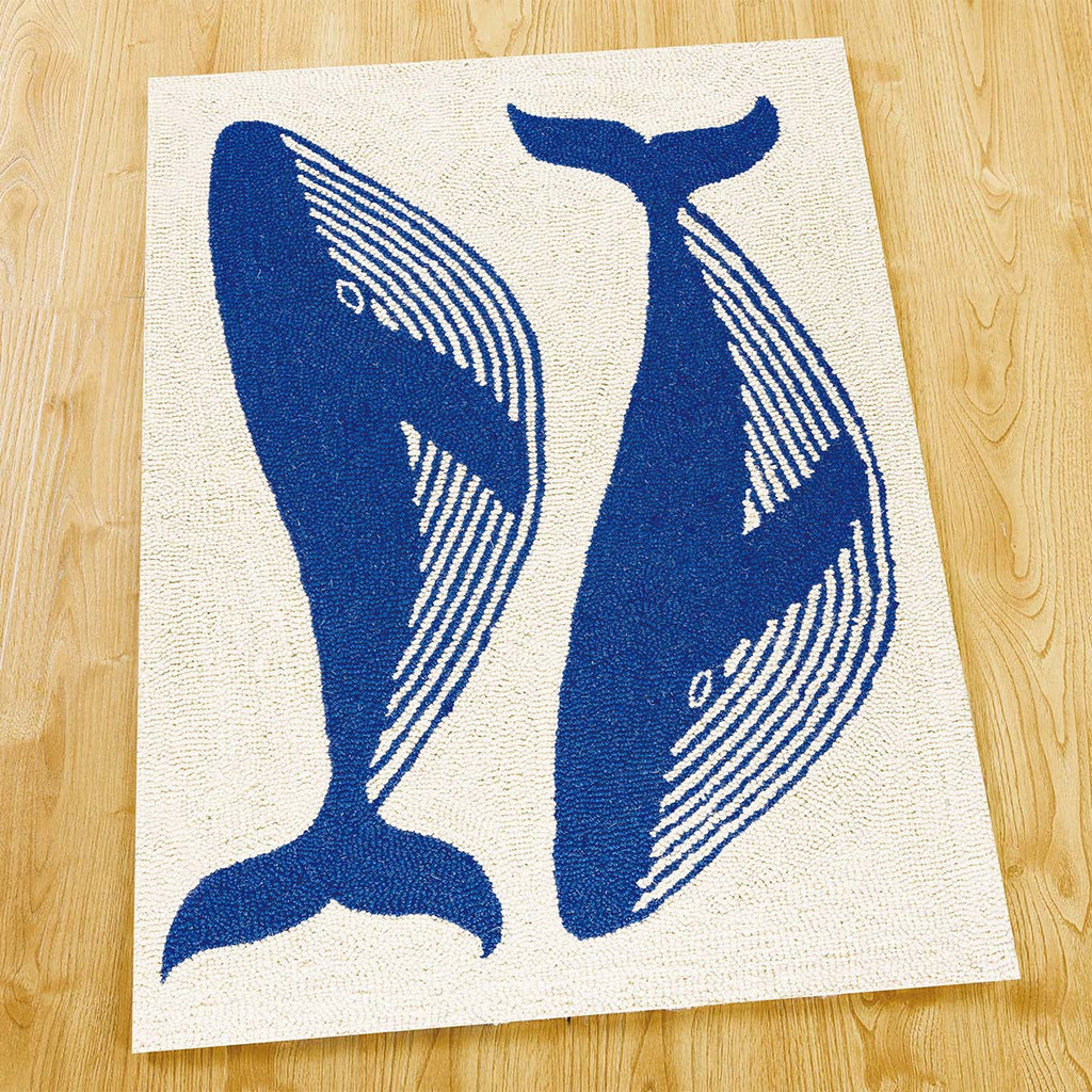 Dual Humpbacks Hooked Rug - OUT OF STOCK UNTIL 06/04/2026