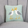 Beach Life Seagulls Hooked Pillow - OUT OF STOCK UNTIL 07/16/2026