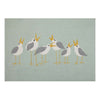 Beach Life Seagulls Hooked Accent Rug