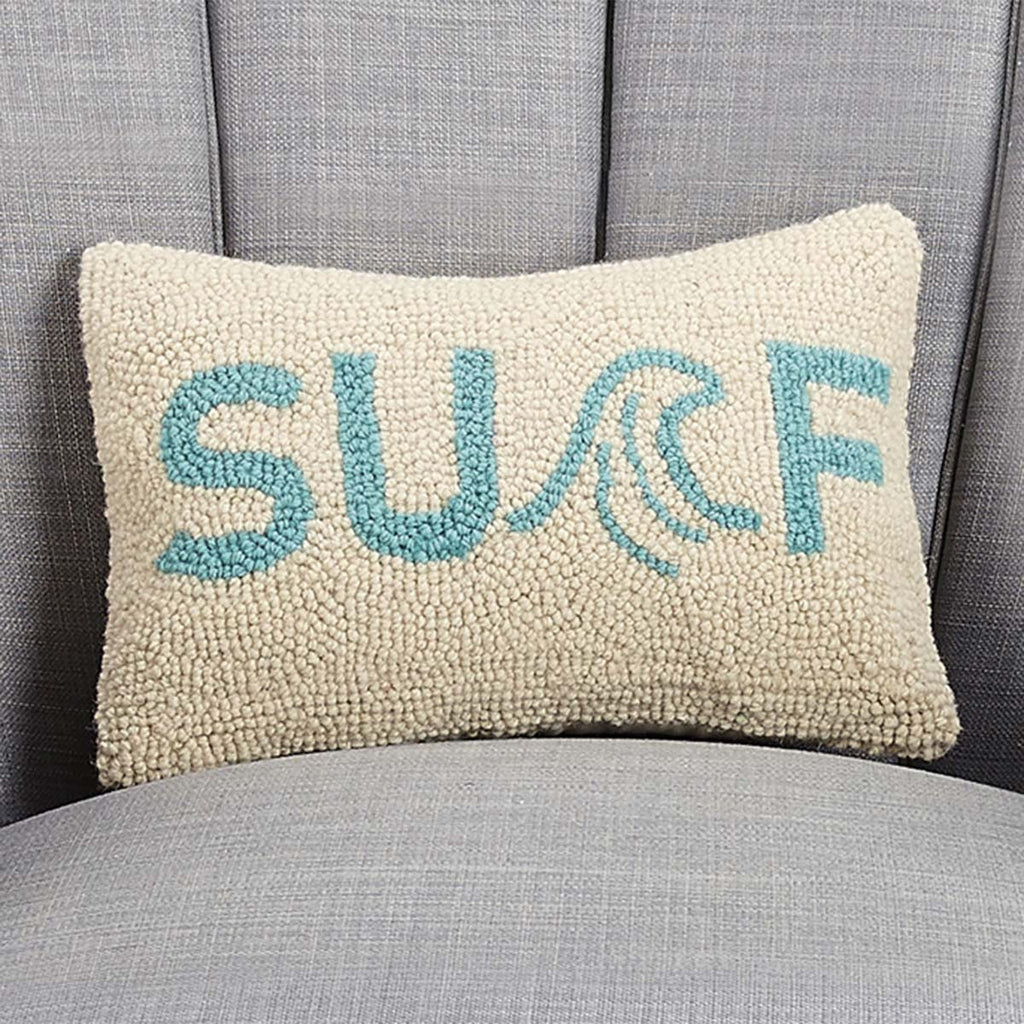 Surf Beach Hooked Pillow - OUT OF STOCK UNTIL 10/08/2026