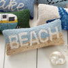 Beach Bliss Hooked Pillow