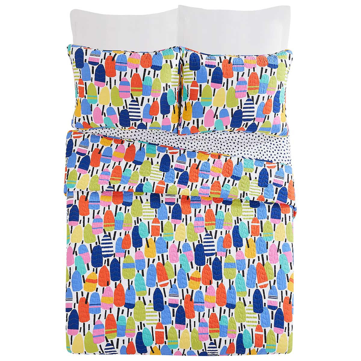 Party Buoys Quilt Set - Full/Queen