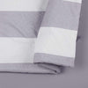 Bayside Gray Stripes Comforter Set - Full/Queen