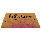 Flamingo Welcome Coir Doormat