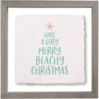Christmas Beach Framed Wall Art