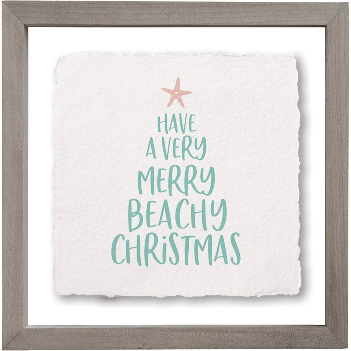 Christmas Beach Framed Wall Art