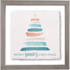 Beach Tree Christmas Framed Wall Art