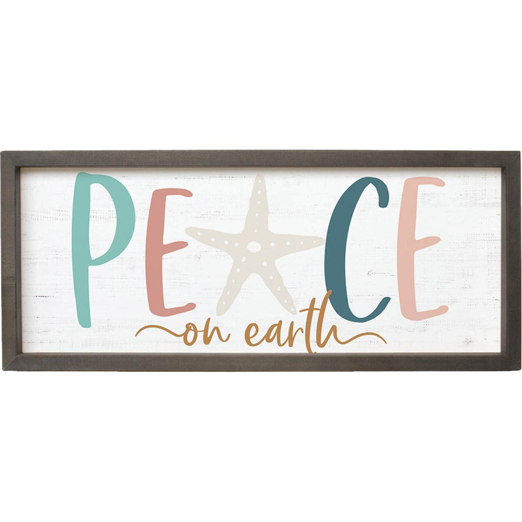 Starfish Peace Framed Wall Art