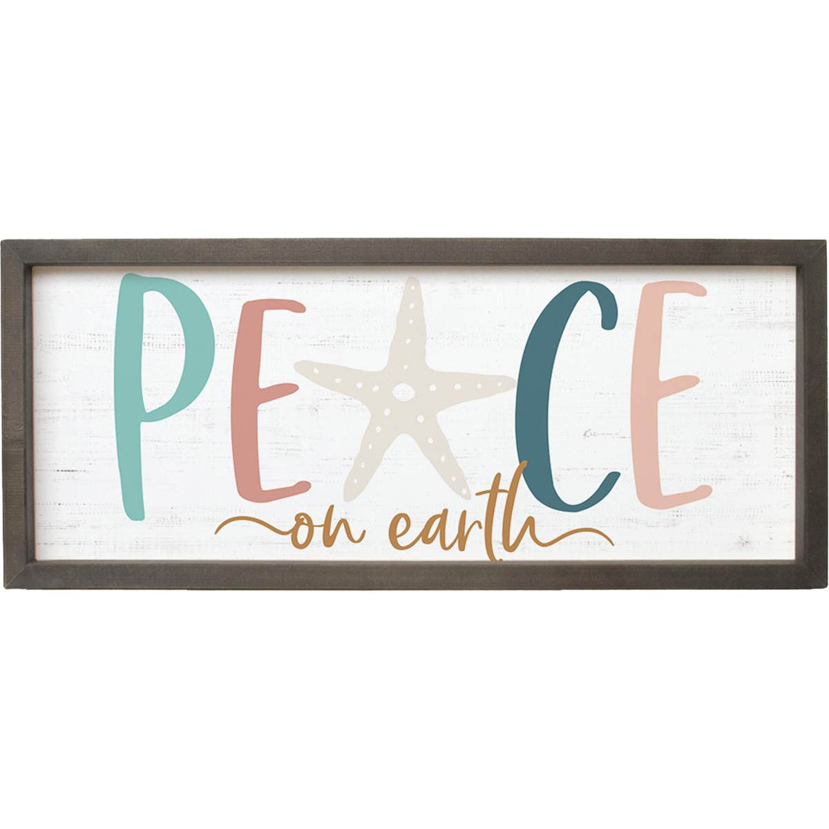 Starfish Peace Framed Wall Art