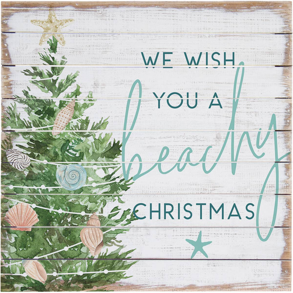 Beachy Christmas Wall Art