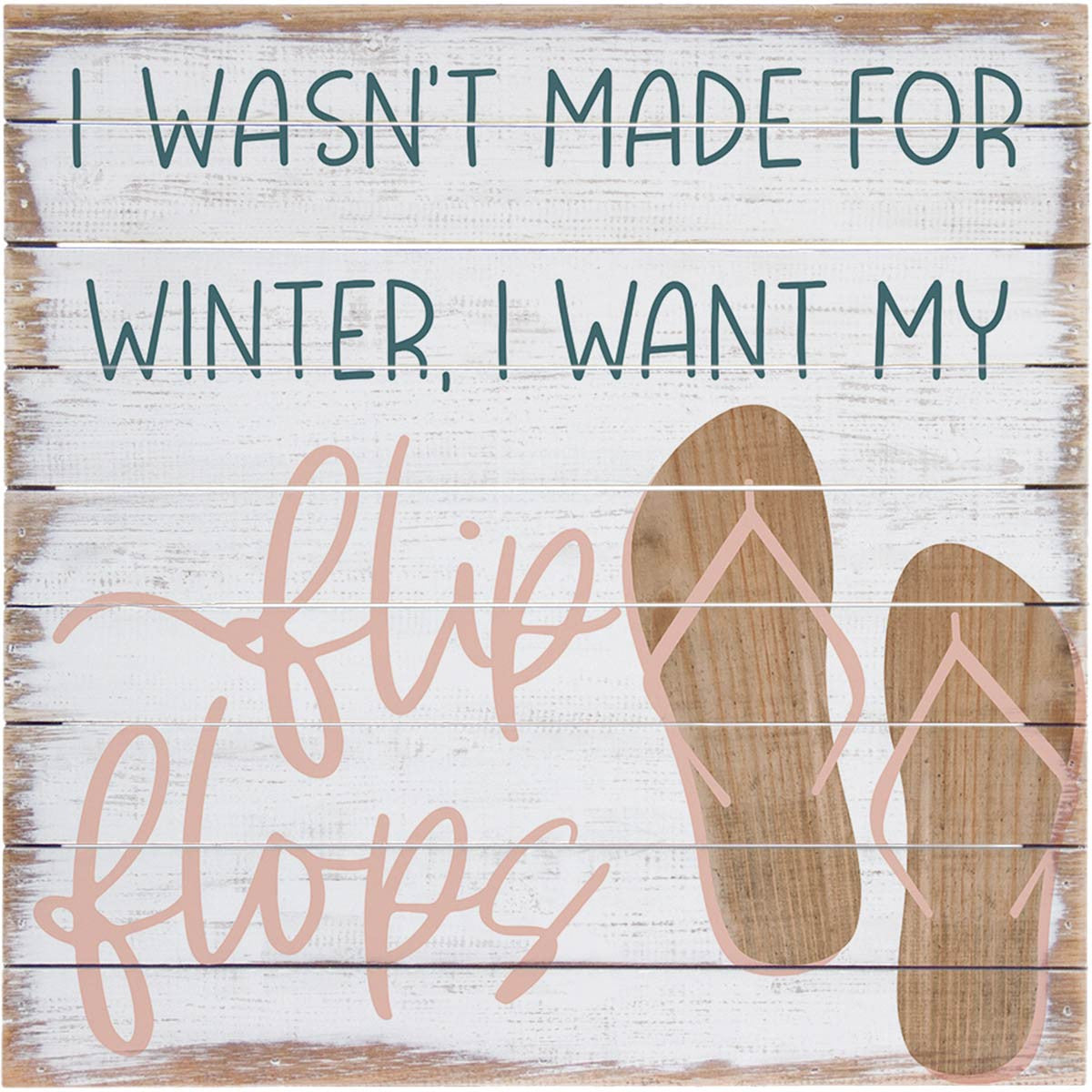 Flip Flop Winter Wall Art