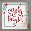 Christmas Starfish Framed Wall Art