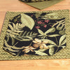 Tropical Noir Floral Placemats - Set of 4