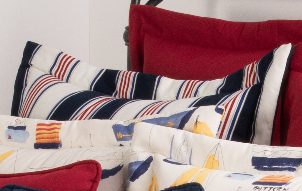 Cape Regatta Stripe Euro Sham