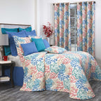 Rainbow Reef Grommet Top Curtains - Set of 2