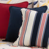 Cape Regatta Solid Navy Square Pillow