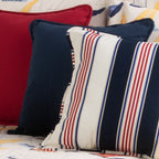 Cape Regatta Solid Navy Square Pillow