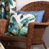 Florida Keys Chambray Square Pillow - OUT OF STOCK