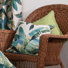 Florida Keys Floral Square Pillow