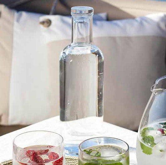 Cayman Clear Water Bottles - Set of 2 - OUT OF STOCK UNTIL 08/31/2026