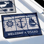 Welcome Aboard Entrance Mat - OUT OF STOCK UNTIL 08/21/2026