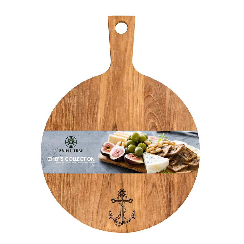 Harbor Teak Round Serving Board