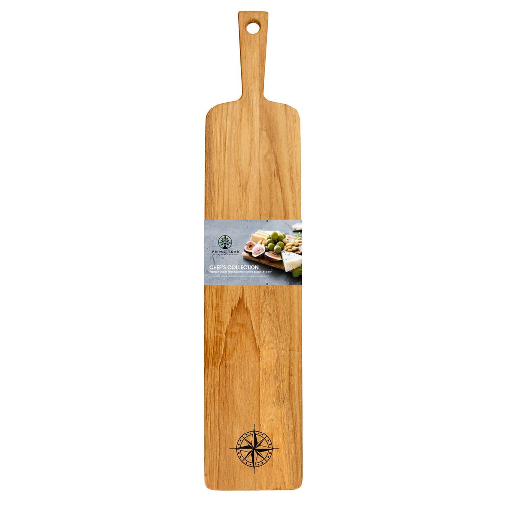 Scope Teak Appetizer Serving Board