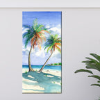 Vibrant Palms Outdoor Wall Art