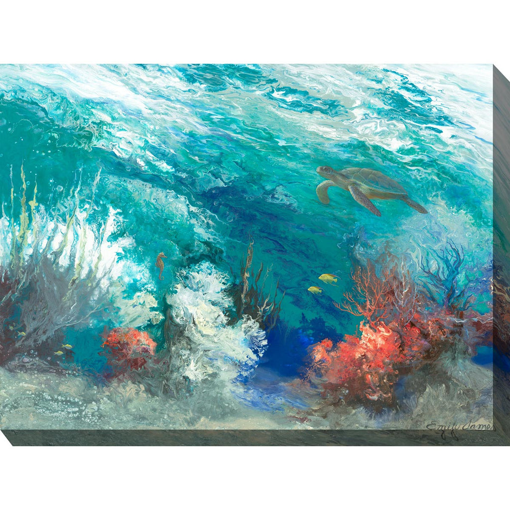 Coral Reef Splendor Outdoor Wall Art