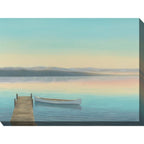 Serene Lake Outdoor Wall Art