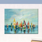 Painted Sails Outdoor Wall Art - OUT OF STOCK UNTIL 11/19/2026
