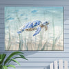 Blue Turtle Outdoor Wall Art
