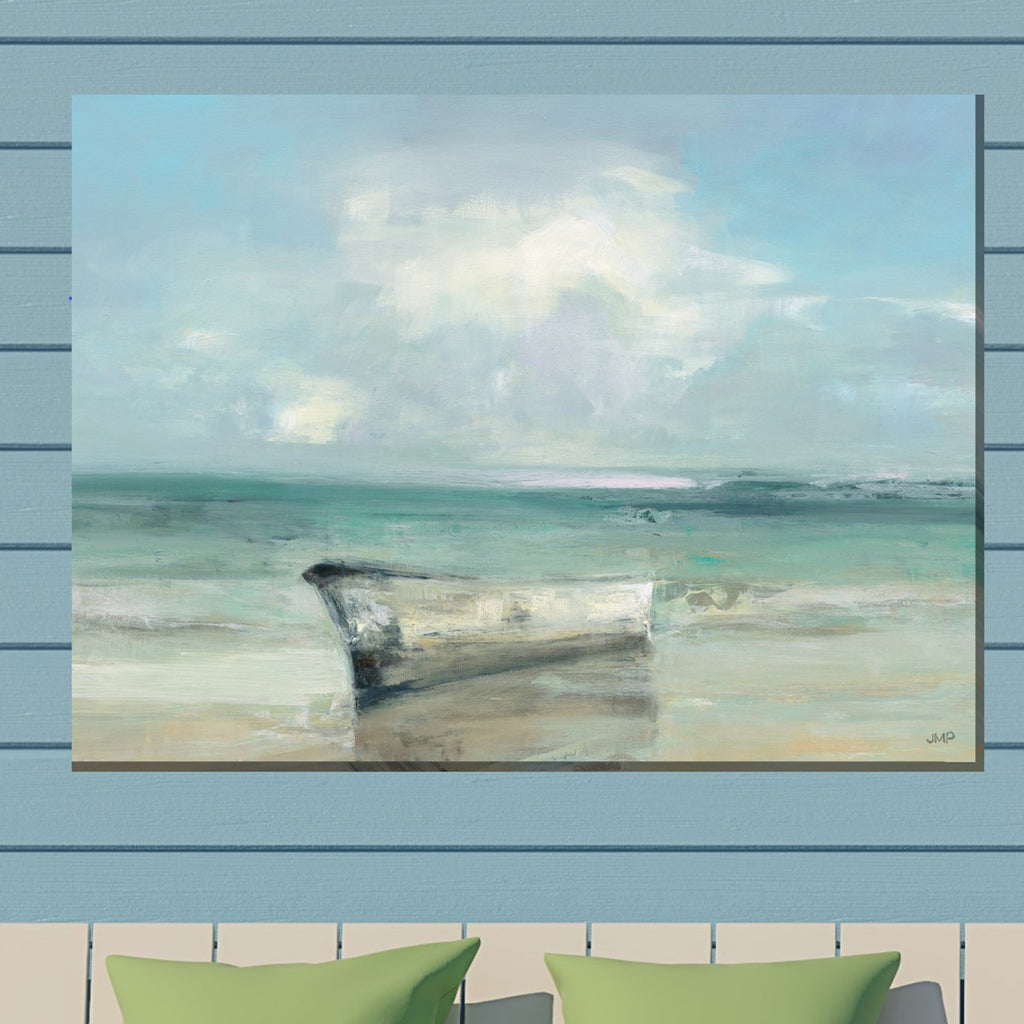 Beached Boat Outdoor Wall Art