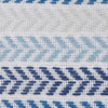 Serene Blue Chevrons Pillow