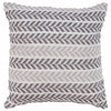 Serene Gray Chevrons Pillow